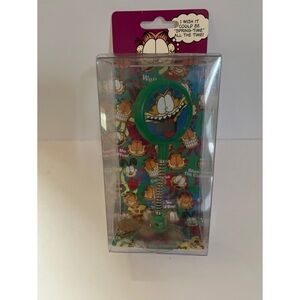 Vintage Garfield LCD Clock NIB
